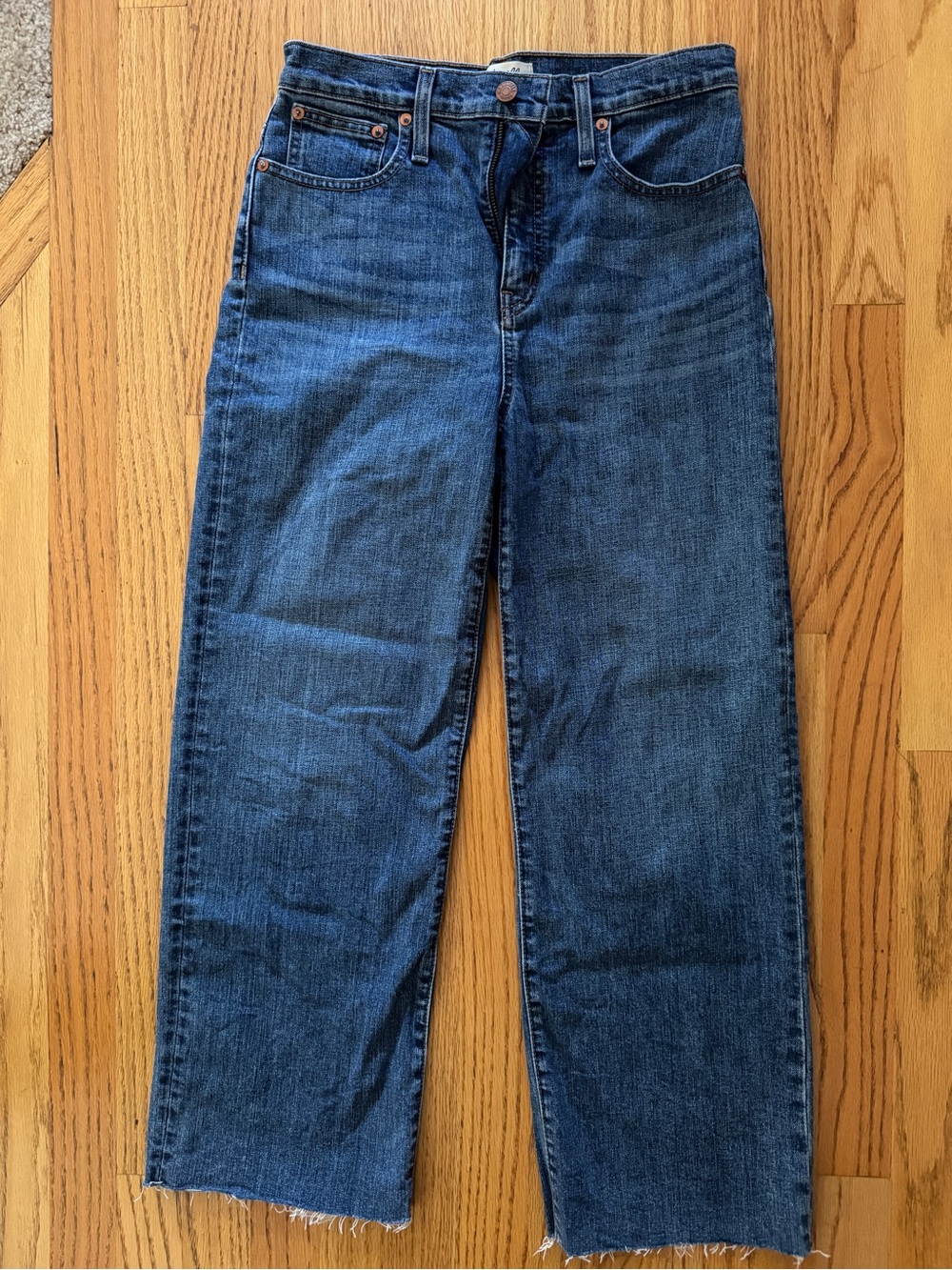 Madewell Slim Wide Leg Crop